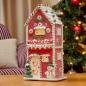 Preview: Lebkuchenhaus 29 x 14 x 12,5 cm / Gingerbread Frosty CandyHome